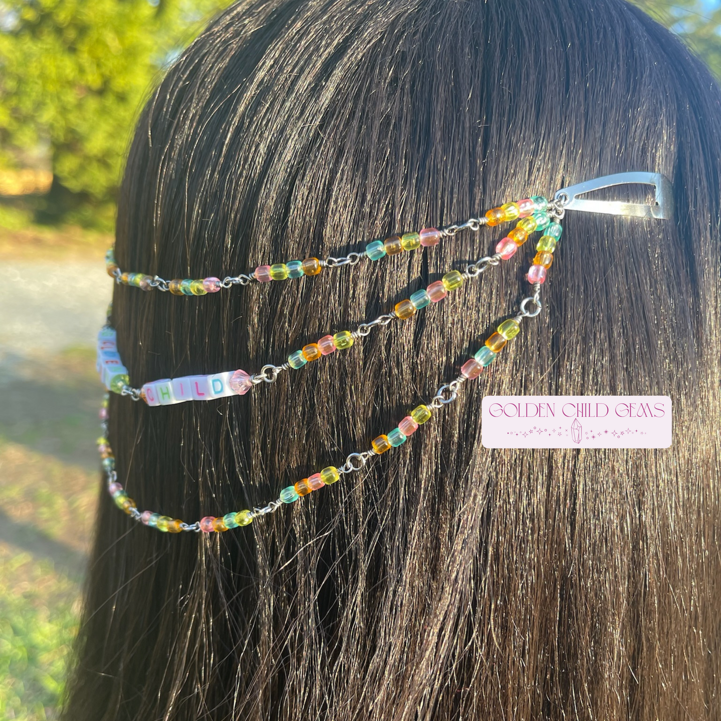 Sun Shower Beaded Headpiece