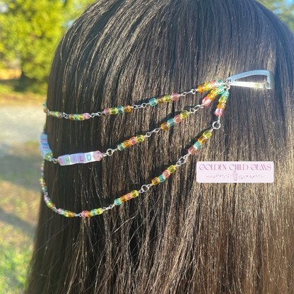 Sun Shower Beaded Headpiece